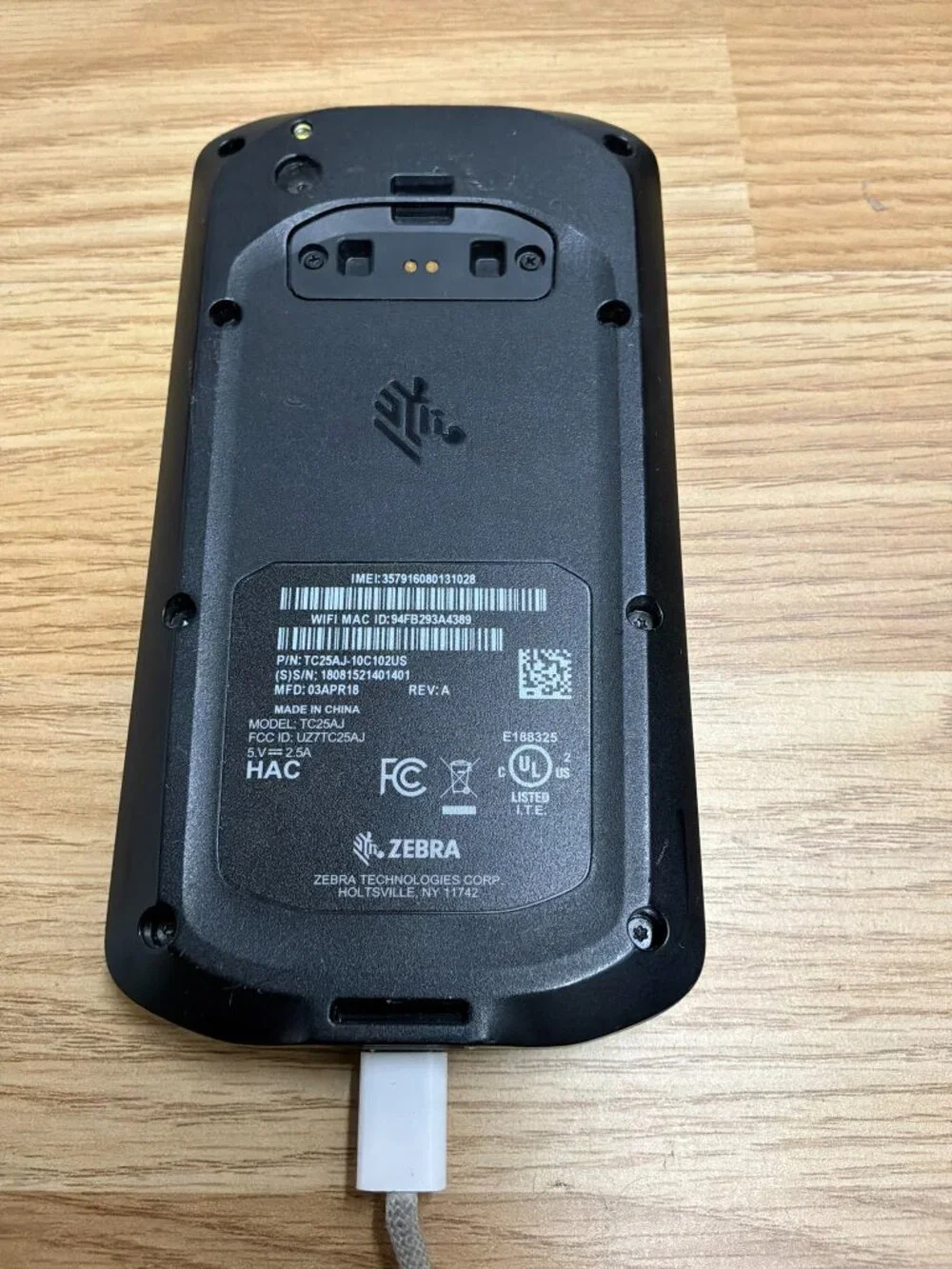 Zebra TC25AJ Mobile Barcode Scanner Touch Computer with Charging Cradle